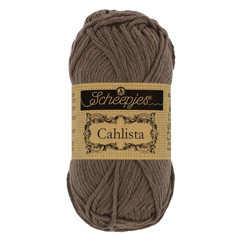 Scheepjes Scheepjes Cahlista 50g - 507 Chocolate Scheepjes Scheepjes Cahlista 50g - 507 Chocolate