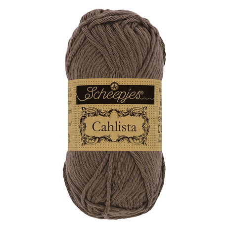 Scheepjes Scheepjes Cahlista 50g - 507 Chocolate Scheepjes Scheepjes Cahlista 50g - 507 Chocolate