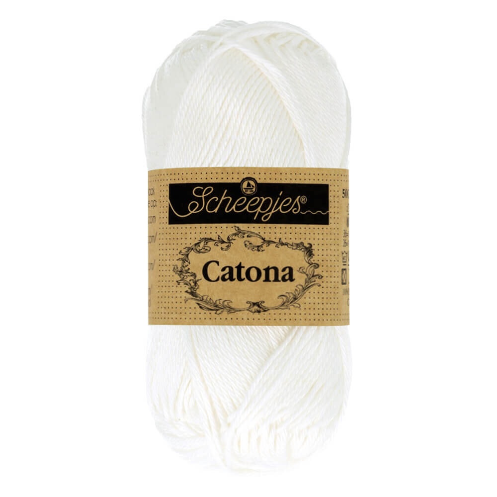 Scheepjes Scheepjes Catona - 10g - 106 Snow White Scheepjes Scheepjes Catona - 10g - 106 Snow White