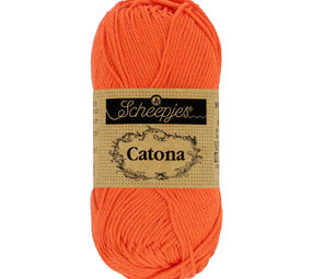 Scheepjes Catona - 10g - 189 Royal Orange Scheepjes Catona - 10g - 189 Royal Orange