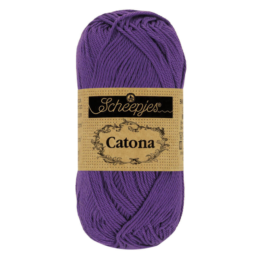 Scheepjes Scheepjes Catona - 10g - 521 Deep Violet Scheepjes Scheepjes Catona - 10g - 521 Deep Violet
