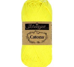 Scheepjes Catona - 10g - 601 Neon Yellow Scheepjes Catona - 10g - 601 Neon Yellow
