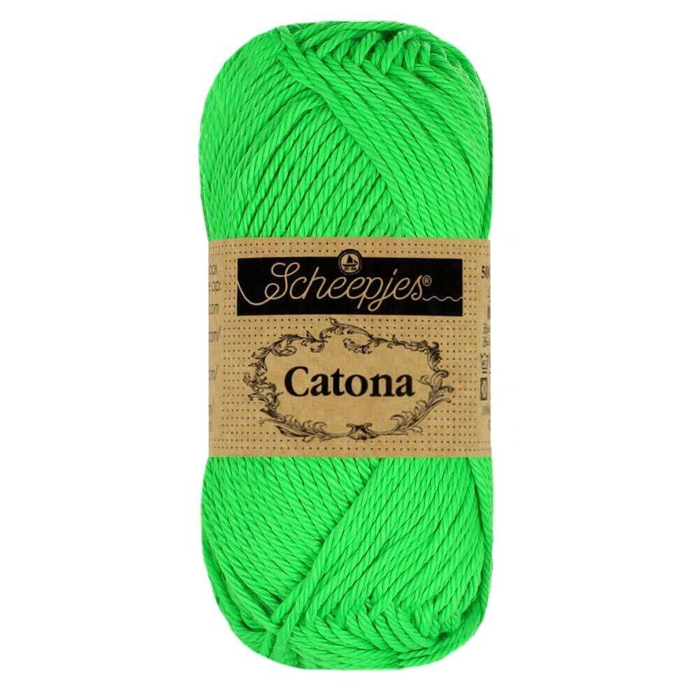 Scheepjes Scheepjes Catona - 10g - 602 Neon Green Scheepjes Scheepjes Catona - 10g - 602 Neon Green