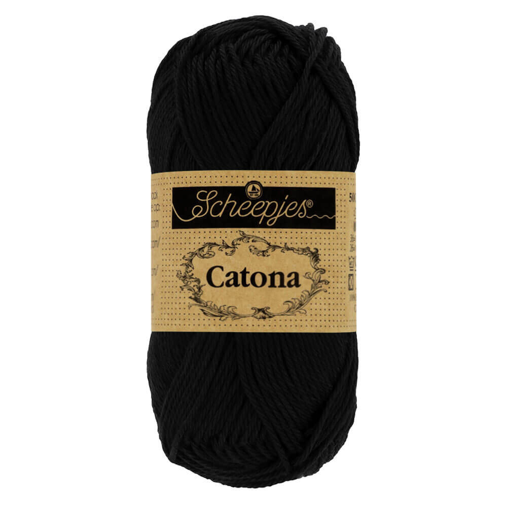 Scheepjes Scheepjes Catona 25g - 110 Jet Black