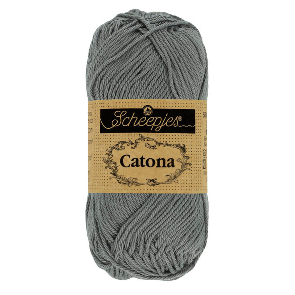 Scheepjes Scheepjes Catona 25g - 242 Metal Grey Scheepjes Scheepjes Catona 25g - 242 Metal Grey
