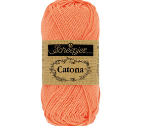 Scheepjes Catona 25g - 410 Rich Coral Scheepjes Catona 25g - 410 Rich Coral