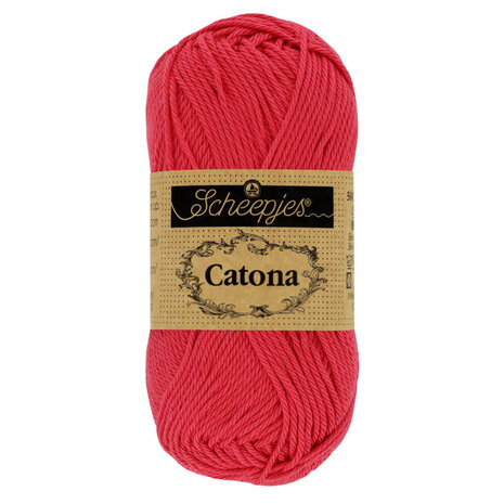 Scheepjes Scheepjes Catona 25g - 516 Candy Apple Scheepjes Scheepjes Catona 25g - 516 Candy Apple