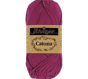 Scheepjes Catona 50g - 128 Tyrian Purple Scheepjes Catona 50g - 128 Tyrian Purple