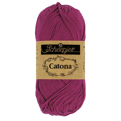 Scheepjes Scheepjes Catona 50g - 128 Tyrian Purple Scheepjes Scheepjes Catona 50g - 128 Tyrian Purple
