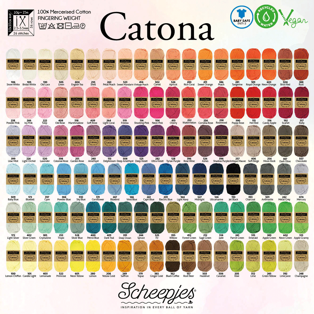 Scheepjes Scheepjes Catona 50g - 128 Tyrian Purple Scheepjes Scheepjes Catona 50g - 128 Tyrian Purple