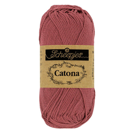 Scheepjes Scheepjes Catona 50g - 396 Rose Wine Scheepjes Scheepjes Catona 50g - 396 Rose Wine