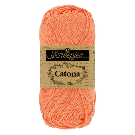 Scheepjes Scheepjes Catona 50g - 410 Rich Coral Scheepjes Scheepjes Catona 50g - 410 Rich Coral