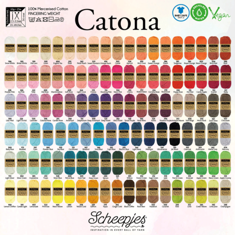 Scheepjes Scheepjes Catona 50g - 501 Anthracite Scheepjes Scheepjes Catona 50g - 501 Anthracite