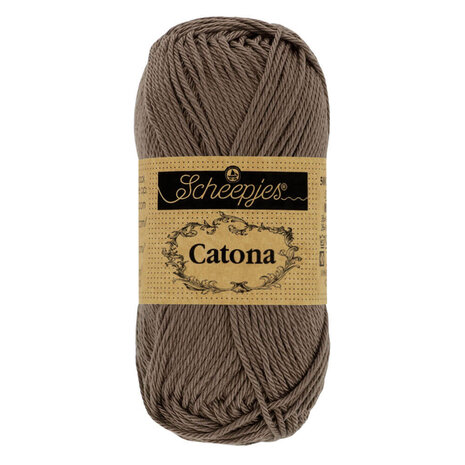 Scheepjes Scheepjes Catona 50g - 507 Chocolate Scheepjes Scheepjes Catona 50g - 507 Chocolate