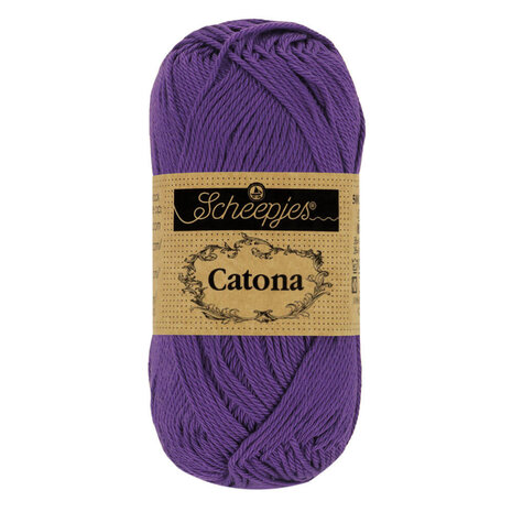 Scheepjes Scheepjes Catona 50g - 521 Deep Violet Scheepjes Scheepjes Catona 50g - 521 Deep Violet