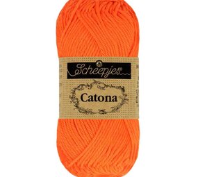 Scheepjes Catona 50g - 603 Neon Orange Scheepjes Catona 50g - 603 Neon Orange