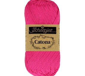 Scheepjes Catona 50g - 604 Neon Pink Scheepjes Catona 50g - 604 Neon Pink