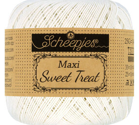 Scheepjes Maxi Sweet Treat - 105 Bridal White Scheepjes Maxi Sweet Treat - 105 Bridal White