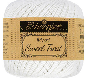 Scheepjes Maxi Sweet Treat - 106 Snow White Scheepjes Maxi Sweet Treat - 106 Snow White