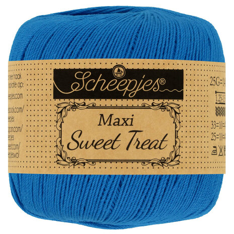 Scheepjes Scheepjes Maxi Sweet Treat - 201 Electric Blue Scheepjes Scheepjes Maxi Sweet Treat - 201 Electric Blue