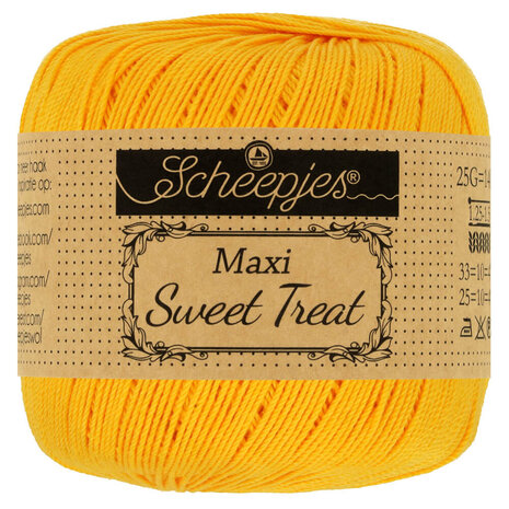 Scheepjes Scheepjes Maxi Sweet Treat - 208 Yellow Gold Scheepjes Scheepjes Maxi Sweet Treat - 208 Yellow Gold