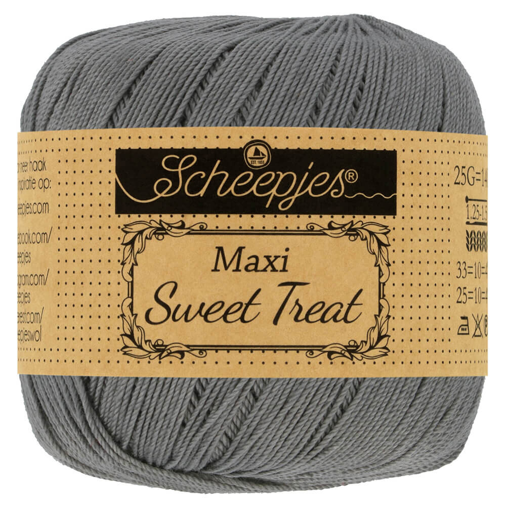 Scheepjes Scheepjes Maxi Sweet Treat - 242 Metal Gray Scheepjes Scheepjes Maxi Sweet Treat - 242 Metal Gray