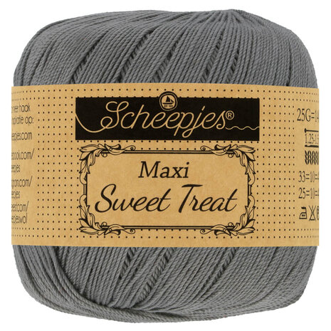 Scheepjes Scheepjes Maxi Sweet Treat - 242 Metal Gray Scheepjes Scheepjes Maxi Sweet Treat - 242 Metal Gray