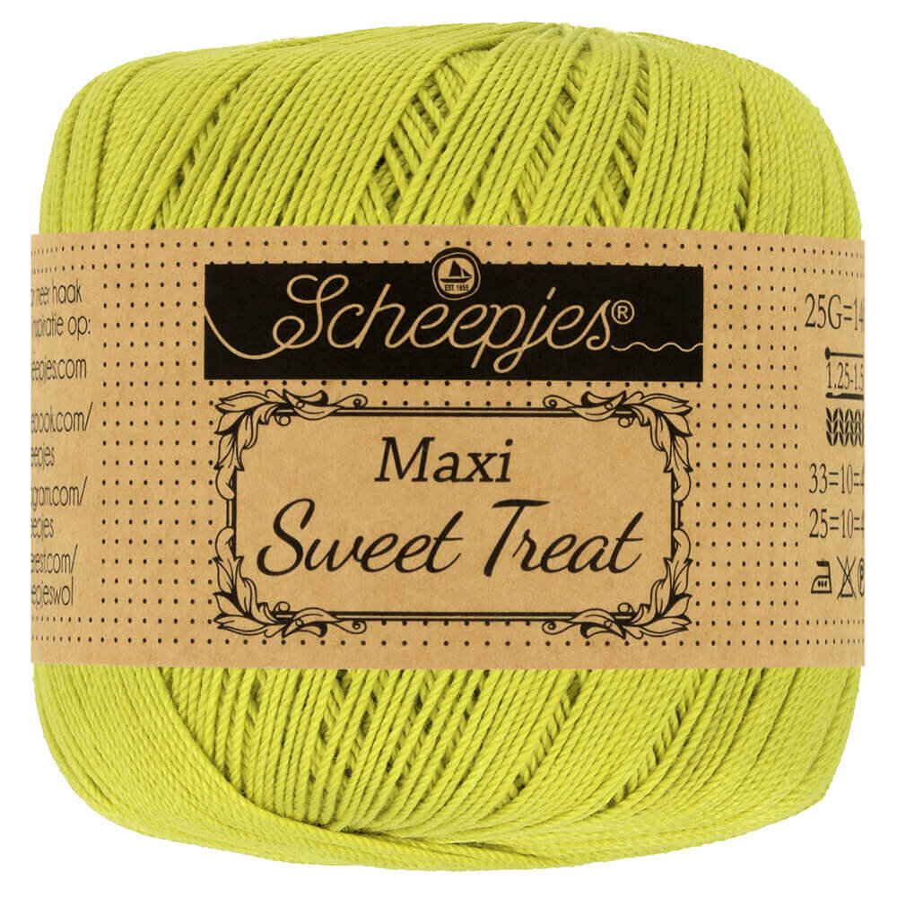Scheepjes Scheepjes Maxi Sweet Treat - 245 Green Yellow Scheepjes Scheepjes Maxi Sweet Treat - 245 Green Yellow