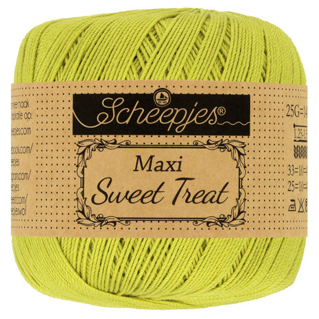 Scheepjes Scheepjes Maxi Sweet Treat - 245 Green Yellow Scheepjes Scheepjes Maxi Sweet Treat - 245 Green Yellow