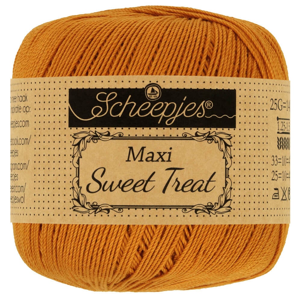 Scheepjes Scheepjes Maxi Sweet Treat - 383 Ginger Gold Scheepjes Scheepjes Maxi Sweet Treat - 383 Ginger Gold