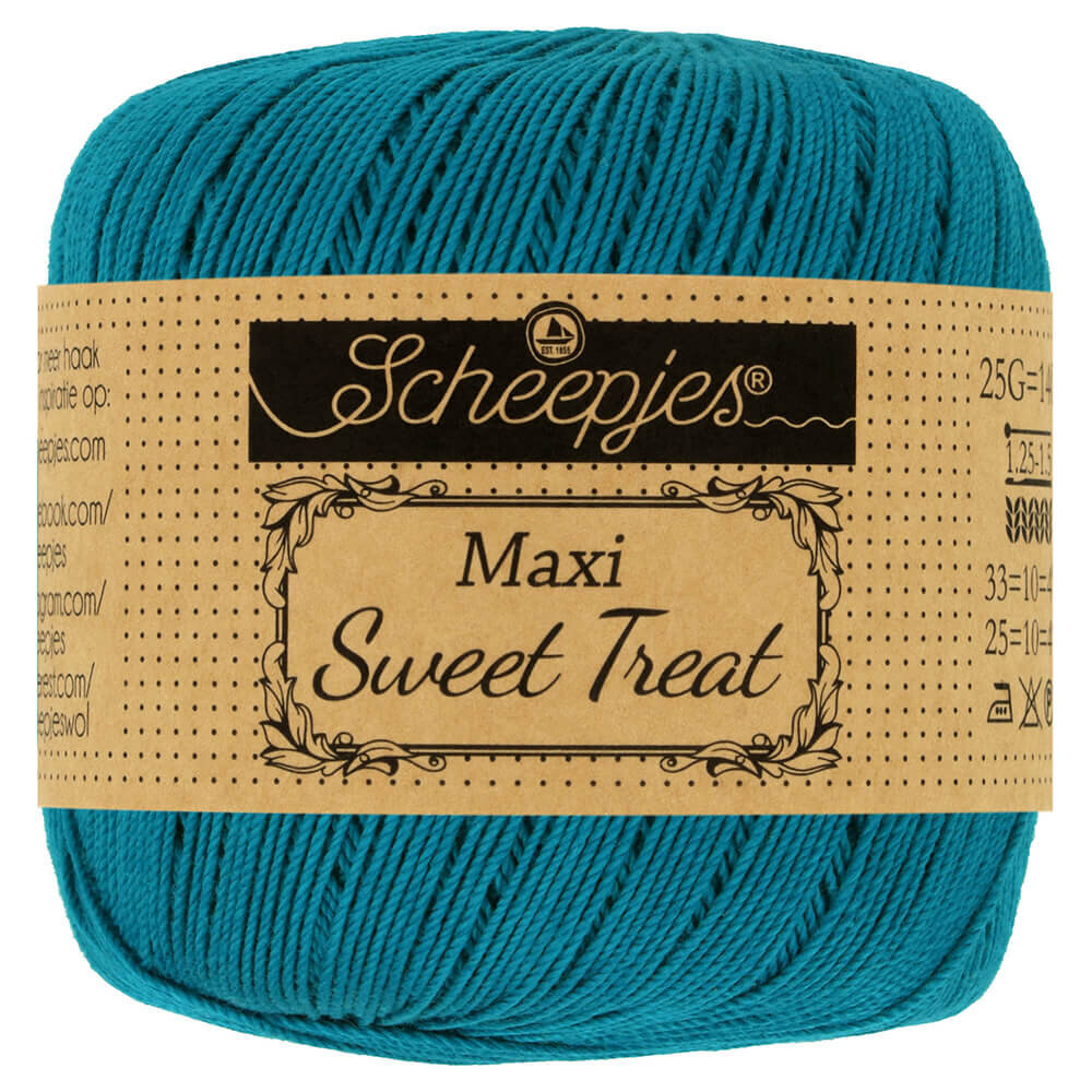 Scheepjes Scheepjes Maxi Sweet Treat - 400 Petrol Blue Scheepjes Scheepjes Maxi Sweet Treat - 400 Petrol Blue