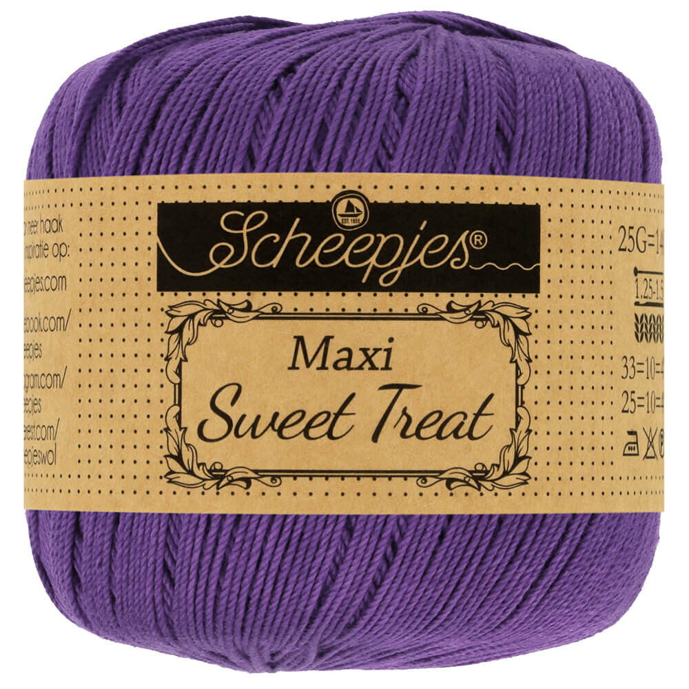 Scheepjes Scheepjes Maxi Sweet Treat - 521 Deep Violet Scheepjes Scheepjes Maxi Sweet Treat - 521 Deep Violet