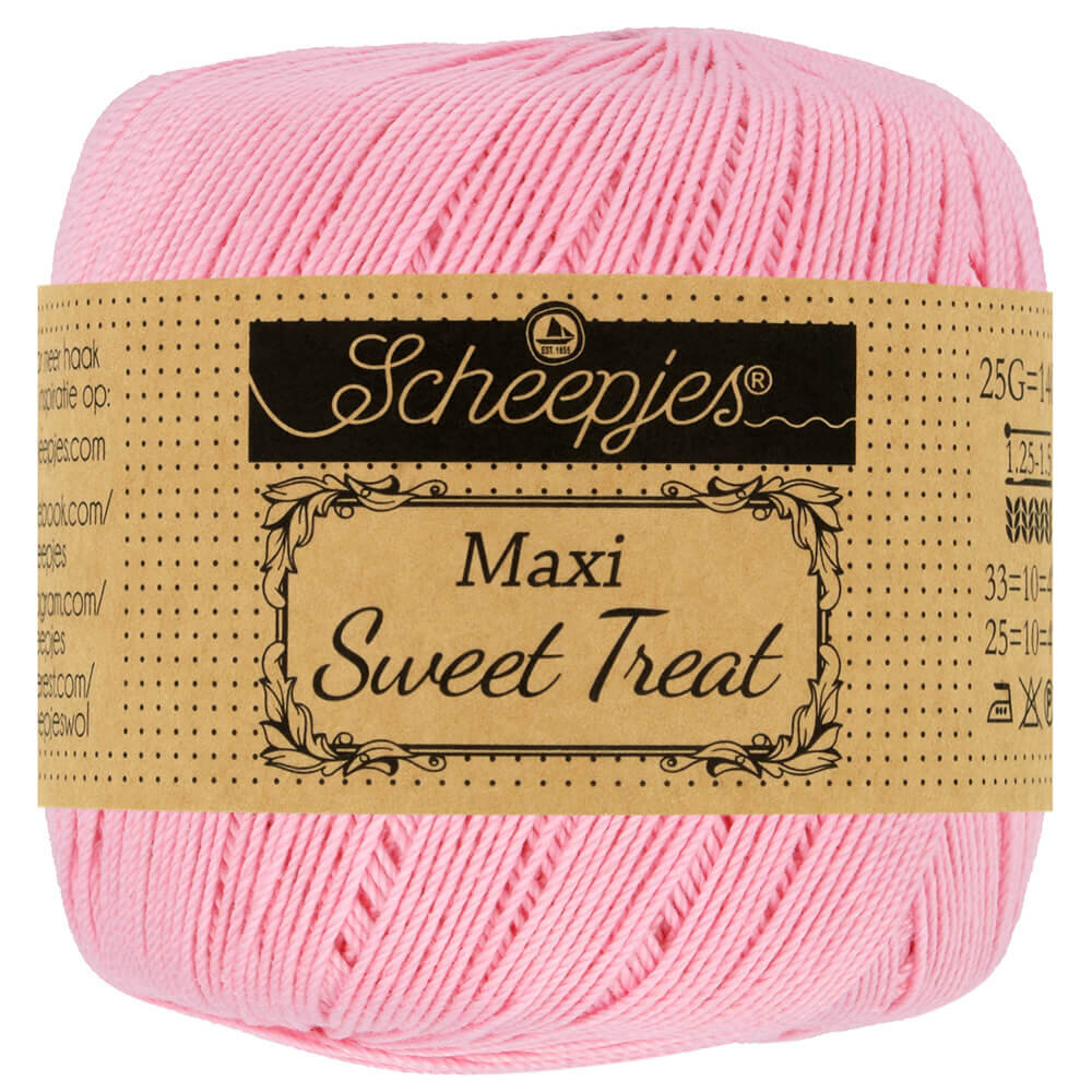 Scheepjes Scheepjes Maxi Sweet Treat - 749 Pink Scheepjes Scheepjes Maxi Sweet Treat - 749 Pink