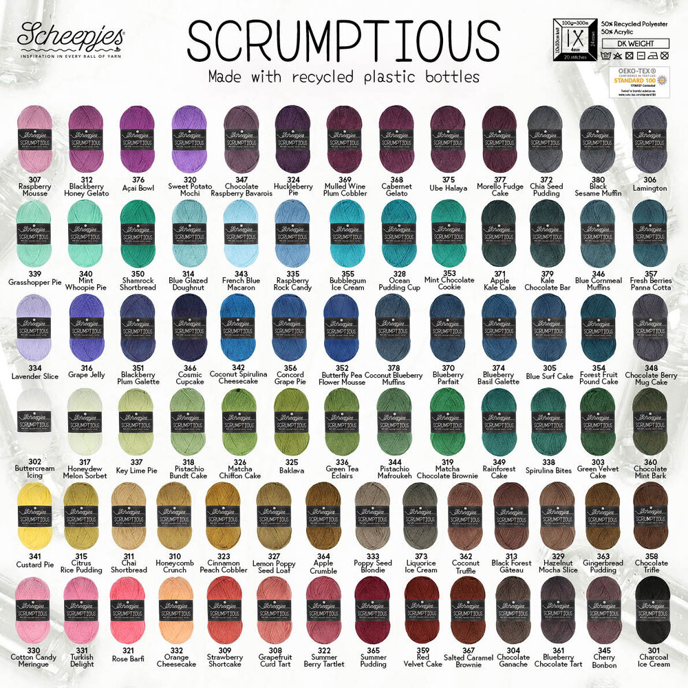 Scheepjes Scheepjes Scrumptious - 335 Raspberry Rock Candy Scheepjes Scheepjes Scrumptious - 335 Raspberry Rock Candy