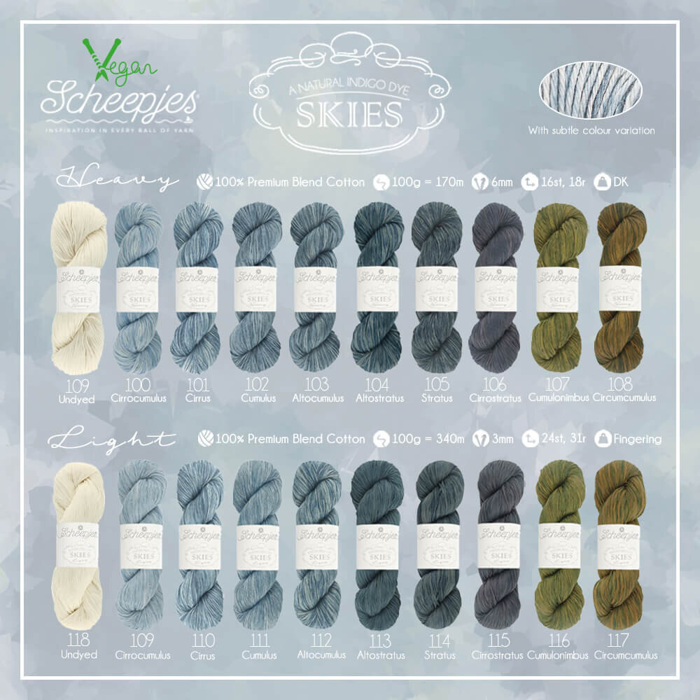 Scheepjes Scheepjes Skies Light - 118 Undyed