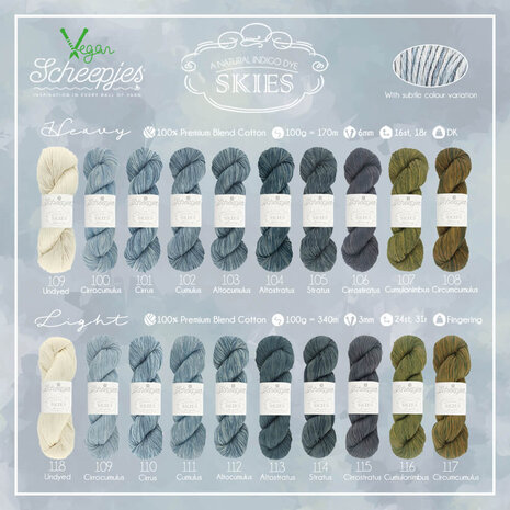 Scheepjes Scheepjes Skies Light - 118 Undyed