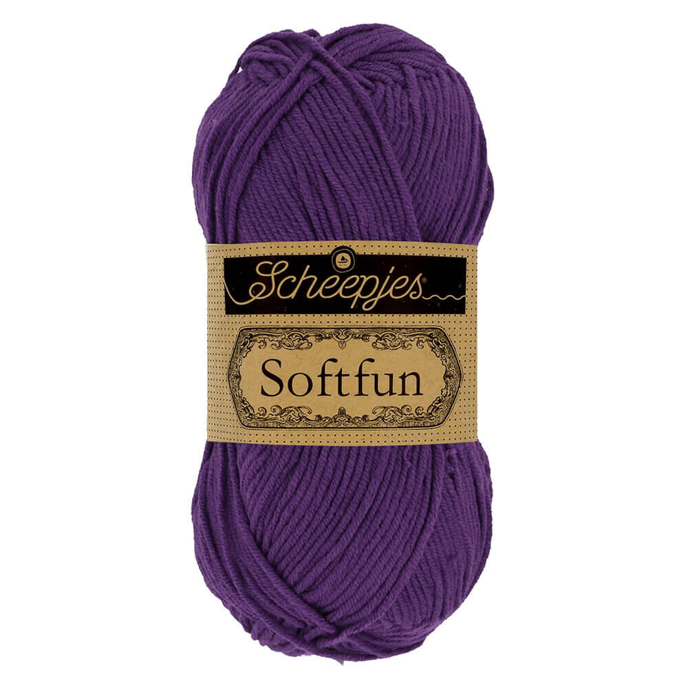 Scheepjes Scheepjes Softfun - 2515 Deep Violet Scheepjes Scheepjes Softfun - 2515 Deep Violet