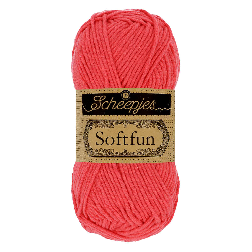 Scheepjes Scheepjes Softfun - 2607 Coral Scheepjes Scheepjes Softfun - 2607 Coral