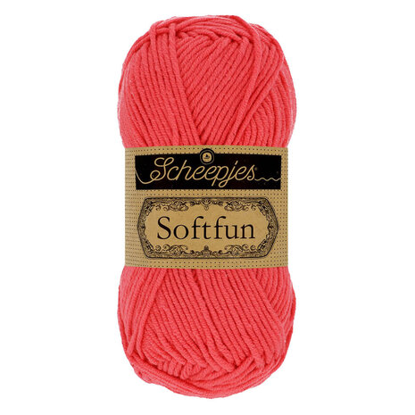 Scheepjes Scheepjes Softfun - 2607 Coral Scheepjes Scheepjes Softfun - 2607 Coral
