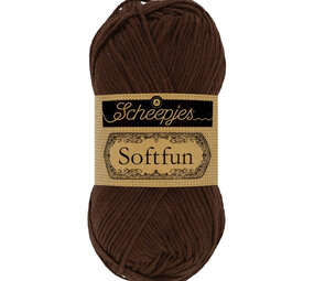 Scheepjes Softfun - 2623 Chocolate Scheepjes Softfun - 2623 Chocolate