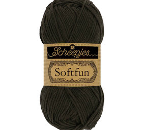 Scheepjes Softfun - 2628 Charcoal Scheepjes Softfun - 2628 Charcoal