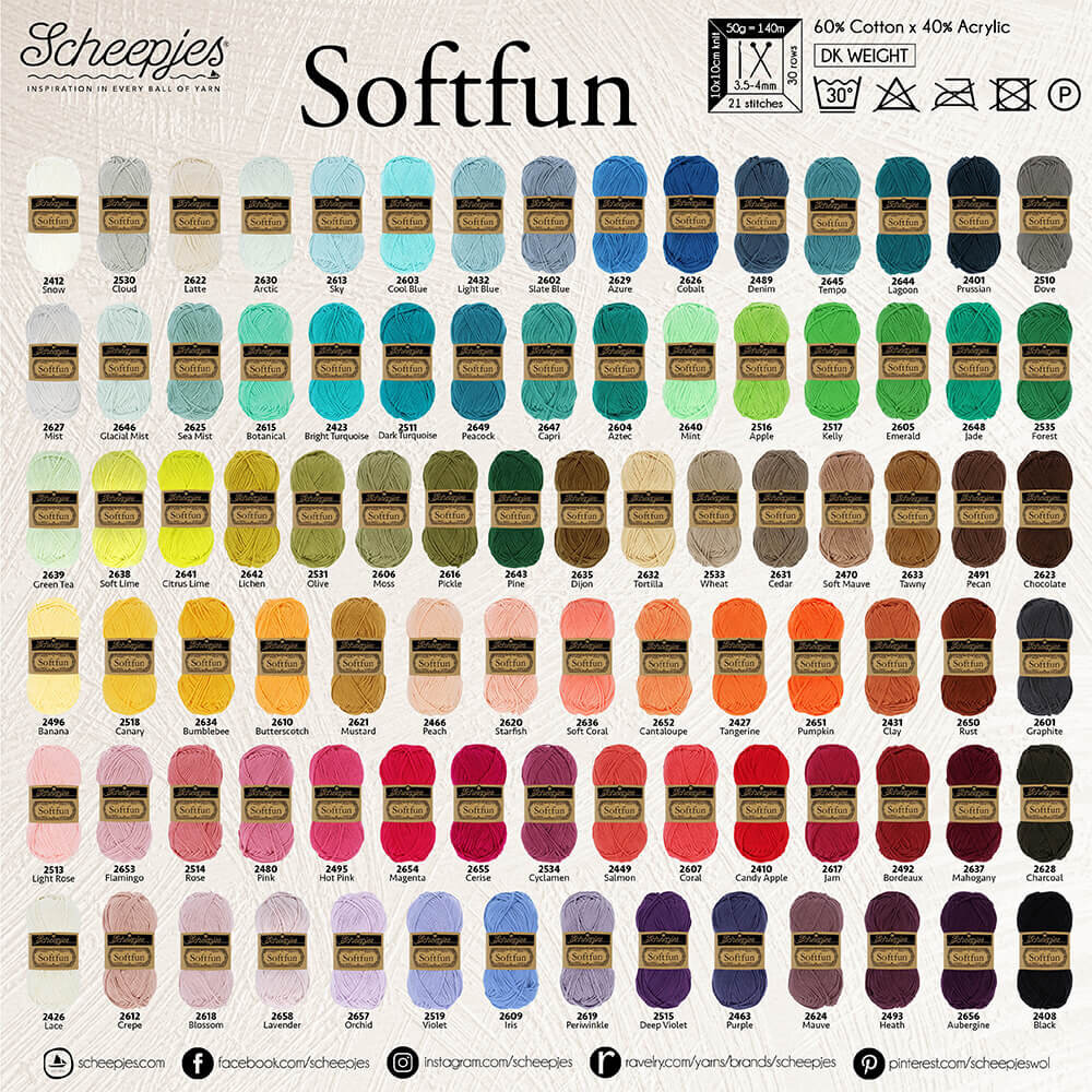 Scheepjes Scheepjes Softfun - 2633 Tawny Scheepjes Scheepjes Softfun - 2633 Tawny