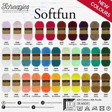 Scheepjes Scheepjes Softfun - 2636 Soft Coral Scheepjes Scheepjes Softfun - 2636 Soft Coral