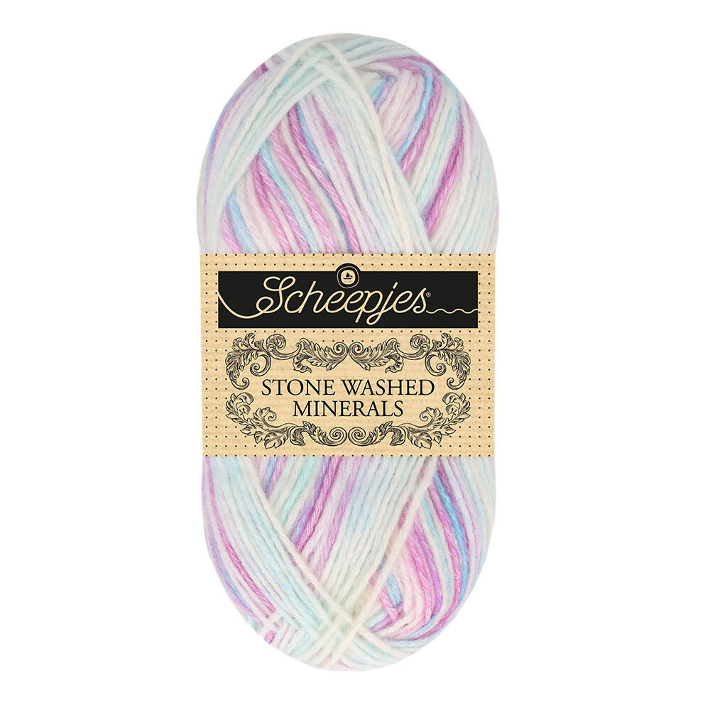 Scheepjes Scheepjes Stone Washed Minerals - 907 Amethyst Mist Scheepjes Scheepjes Stone Washed Minerals - 907 Amethyst Mist