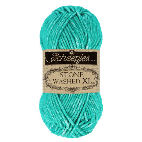 Scheepjes Scheepjes Stone Washed XL - 864 Turquoise Scheepjes Scheepjes Stone Washed XL - 864 Turquoise