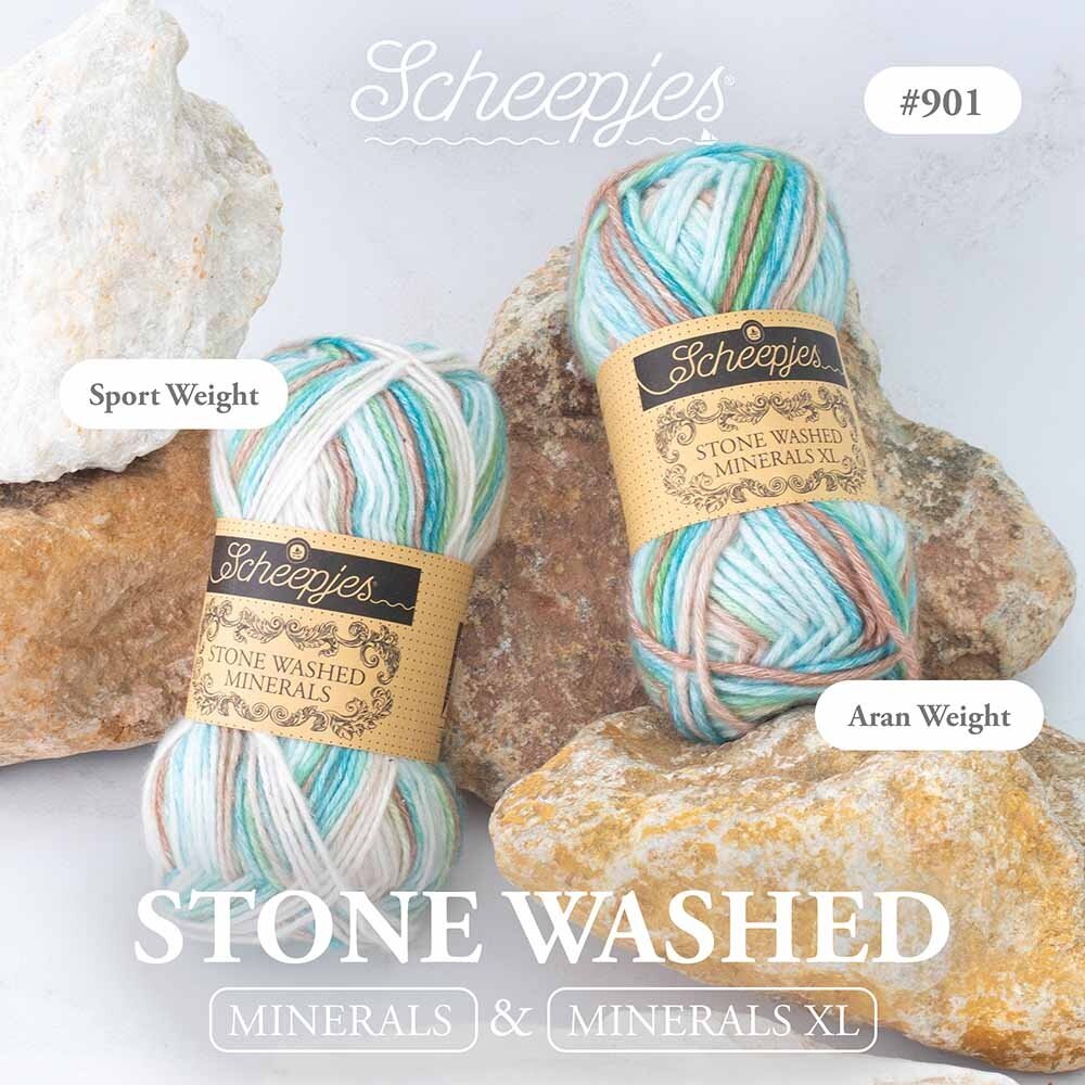 Scheepjes Scheepjes Stone Washed XL Minerals - 908 Rhodo R Scheepjes Scheepjes Stone Washed XL Minerals - 908 Rhodo R
