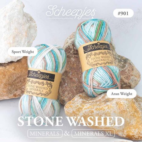 Scheepjes Scheepjes Stone Washed XL Minerals - 902 Malachite M