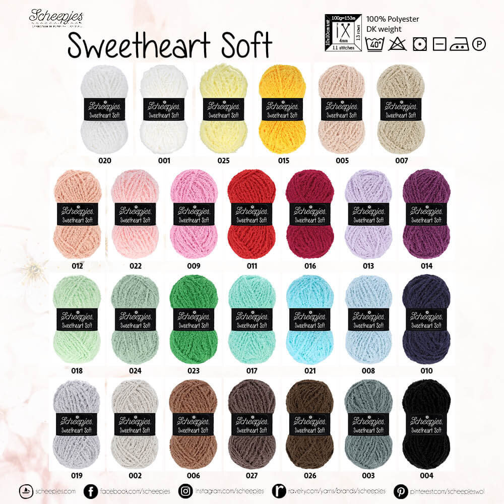 Scheepjes Scheepjes Sweetheart Soft - 020 Scheepjes Scheepjes Sweetheart Soft - 020