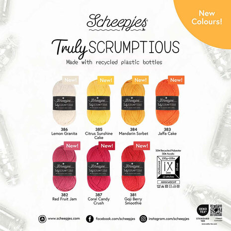 Scheepjes Scheepjes Truly Scrumptious - 338 Spirulina Bites Scheepjes Scheepjes Truly Scrumptious - 338 Spirulina Bites