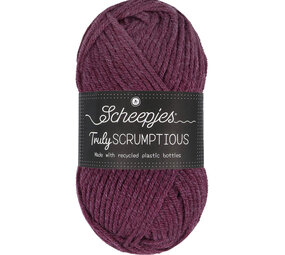 Scheepjes Truly Scrumptious - 369 Mul. Wine Plum Cob. Scheepjes Truly Scrumptious - 369 Mul. Wine Plum Cob.